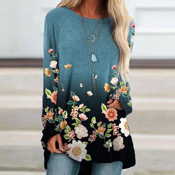 new colourful flower printed shirt women plus size loose tee o neck long sleeve women shirts print new casual shirts1, White
new colourful flower printed shirt women plus size loose tee o neck long sleeve women shirts print new casual shirts1, White