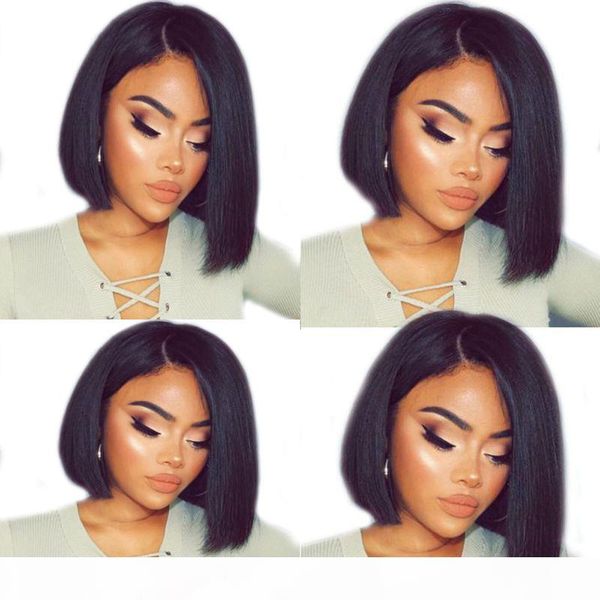 brazilian virgin full lace human hair wigs short wigs for black women human hair bob wigs 130% short bob, Black;brown
brazilian virgin full lace human hair wigs short wigs for black women human hair bob wigs 130% short bob, Black;brown