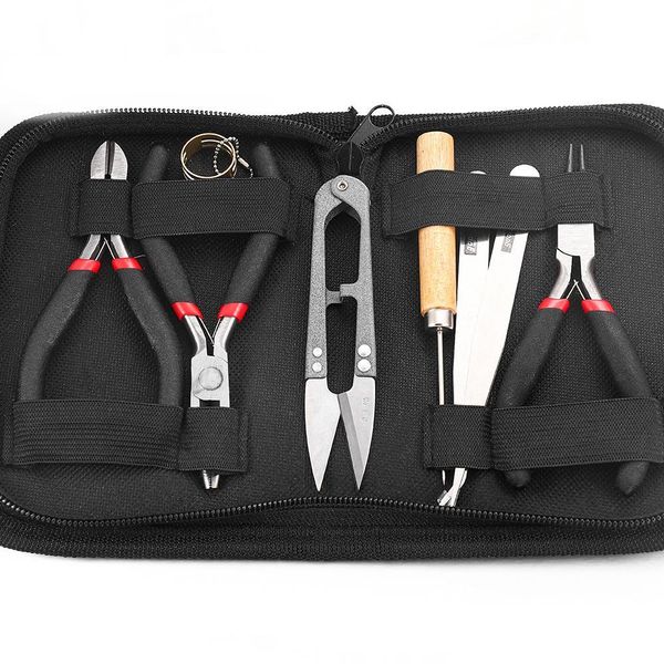 1set jewelry findings set awl tweezers shear long needle open ring black split ring pliers for jewelry making diy accessories h sqcche, Silver
1set jewelry findings set awl tweezers shear long needle open ring black split ring pliers for jewelry making diy accessories h sqcche, Silver