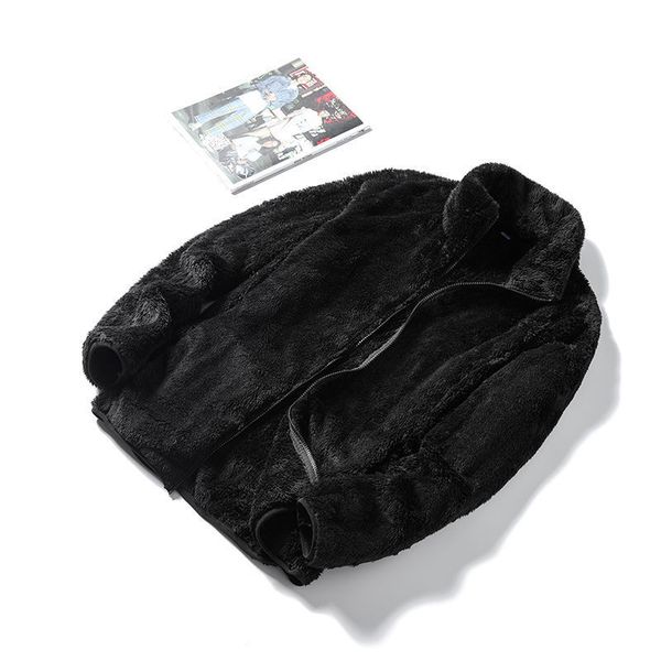 polar fleece outerwear for men winter and outdoor plus size jacket double side thickened coat spring autumn winter hoodies, Black
polar fleece outerwear for men winter and outdoor plus size jacket double side thickened coat spring autumn winter hoodies, Black