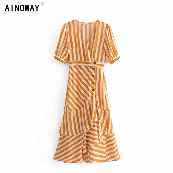 casual dresses vintage chic woman yellow striped v neck short sleeve boho dress ladies happie sashes robe midi vestidos, Black;gray
casual dresses vintage chic woman yellow striped v neck short sleeve boho dress ladies happie sashes robe midi vestidos, Black;gray