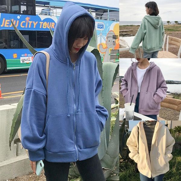 women's hoodies & sweatshirts women long sleeve jacket harajuku solid color oversized loose zip up sweatshirt thick warm coat with big, Black
women's hoodies & sweatshirts women long sleeve jacket harajuku solid color oversized loose zip up sweatshirt thick warm coat with big, Black