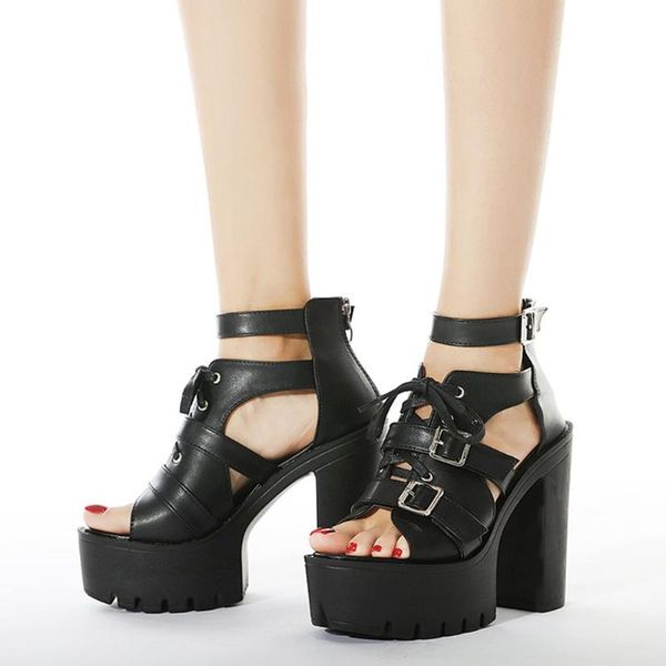 sandals sorphio ladies high heel cool fashion punk mature women shoes black zipper buckle platform
sandals sorphio ladies high heel cool fashion punk mature women shoes black zipper buckle platform