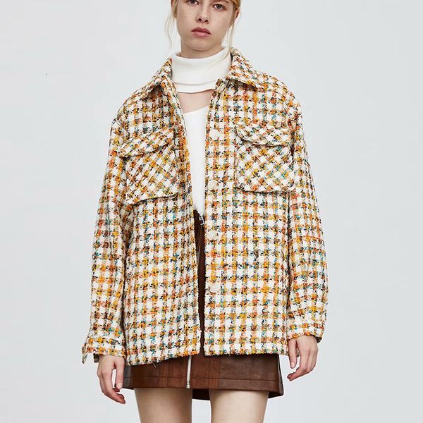 2021 new autumn winter women plaid coat jacket casual warm turn down collar overcoat fashion long sleeve coats big packet qmnk, Black;brown
2021 new autumn winter women plaid coat jacket casual warm turn down collar overcoat fashion long sleeve coats big packet qmnk, Black;brown