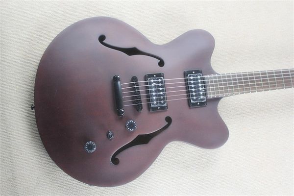 flyoung double f semi hollow electric guitar classical red sandalwood matte factory direct sales can be customized according to requirements
flyoung double f semi hollow electric guitar classical red sandalwood matte factory direct sales can be customized according to requirements