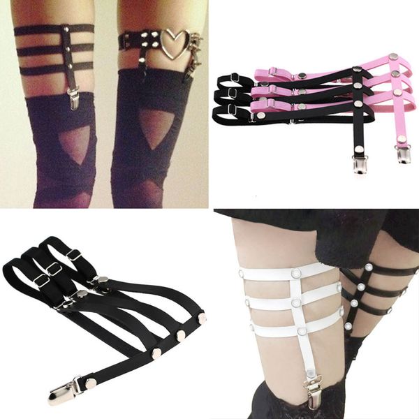 bondage caged fetish leg harness, thigh garter, gothic lingerie, leather garter, Black;white
bondage caged fetish leg harness, thigh garter, gothic lingerie, leather garter, Black;white