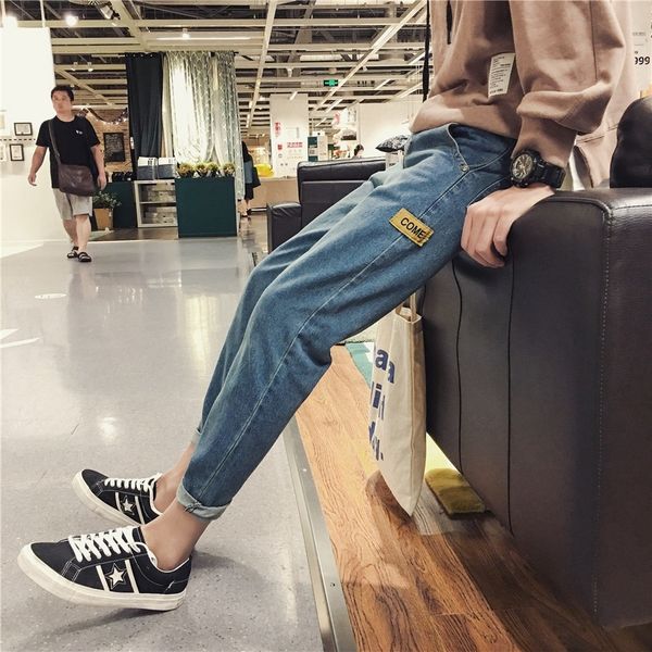 осень нового письмо заплат узких брюк джинсов плотно pantsjeans для мужчин и корея тонких ног студента гетр шаровар v6ibz, Blue
осень нового письмо заплат узких брюк джинсов плотно pantsjeans для мужчин и корея тонких ног студента гетр шаровар v6ibz, Blue