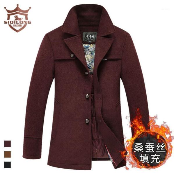 siqilong m-3xl large size trench men wool coat brand wool & blends long coat woolen hombre peacoat winter jacket men1, Black
siqilong m-3xl large size trench men wool coat brand wool & blends long coat woolen hombre peacoat winter jacket men1, Black