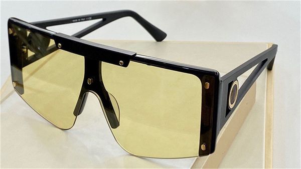 the popular fashion avant-garde design sunglasses 4293 connected lens oversized frame new catwalk punk style goggle, White;black
the popular fashion avant-garde design sunglasses 4293 connected lens oversized frame new catwalk punk style goggle, White;black