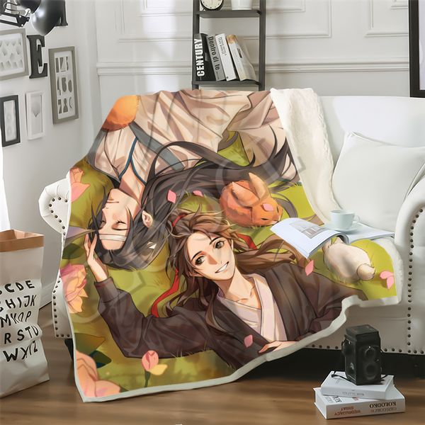 cloocl factory wholesale anime mo dao to shi blanket 3d print double layer fashion casual sofa youth bedding throw warm in winter blankets
cloocl factory wholesale anime mo dao to shi blanket 3d print double layer fashion casual sofa youth bedding throw warm in winter blankets