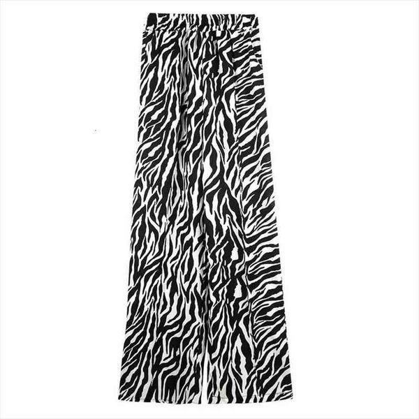 women wide leg pants zebra print trousers summer autumn casual trouser ladies elastic waist flat trousers, Black;white
women wide leg pants zebra print trousers summer autumn casual trouser ladies elastic waist flat trousers, Black;white