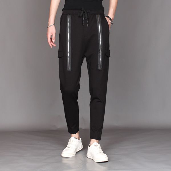 2021 's New Harem Pants Fall Off, Fashionable Man with Garnished Elastic. GAMV, Black
2021 's New Harem Pants Fall Off, Fashionable Man with Garnished Elastic. GAMV, Black