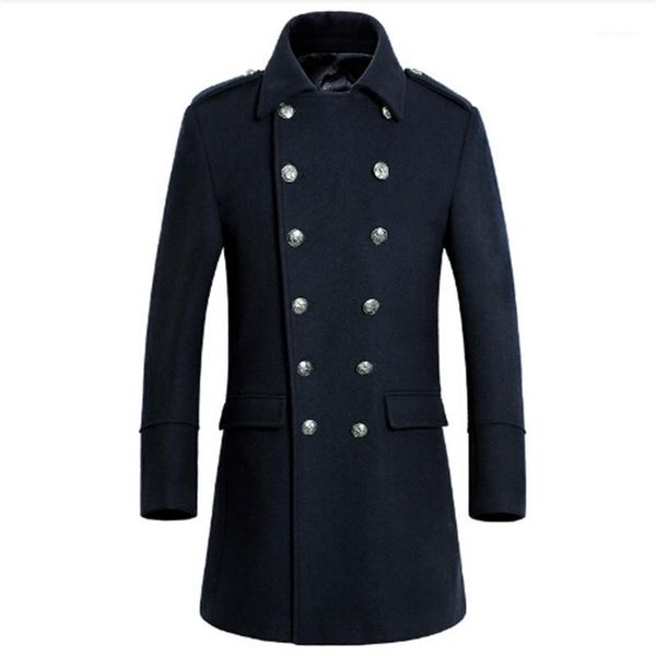 business men's winter 2020 new men's wool coat fashion slim mens double breasted wool tweed coat1, Black
business men's winter 2020 new men's wool coat fashion slim mens double breasted wool tweed coat1, Black