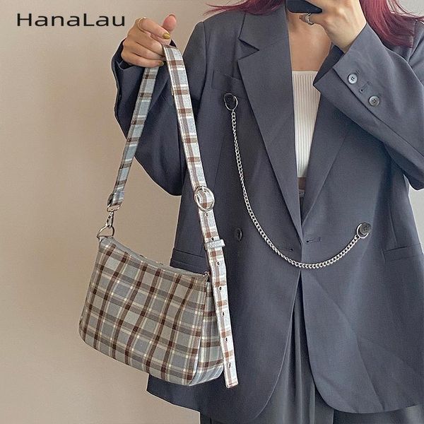 vintage women baguette handbags canvas plaid ladies underarm bag fashion girls shoulder messenger bags female tote clutch purse
vintage women baguette handbags canvas plaid ladies underarm bag fashion girls shoulder messenger bags female tote clutch purse