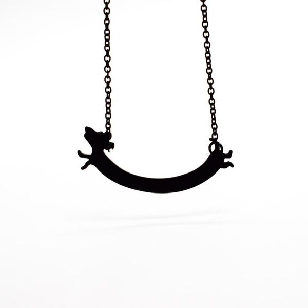 pendant necklaces long dachshund necklace trendy wiener sausage dog women jewellery lover gift, Silver
pendant necklaces long dachshund necklace trendy wiener sausage dog women jewellery lover gift, Silver