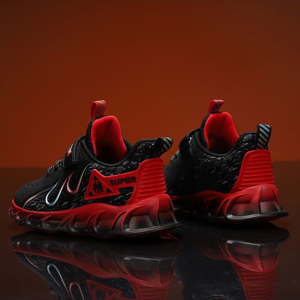 student patchwork casual breathable kids blade boys sport sneakers running shoes 12 13 14 year old 2008, Black;red
student patchwork casual breathable kids blade boys sport sneakers running shoes 12 13 14 year old 2008, Black;red