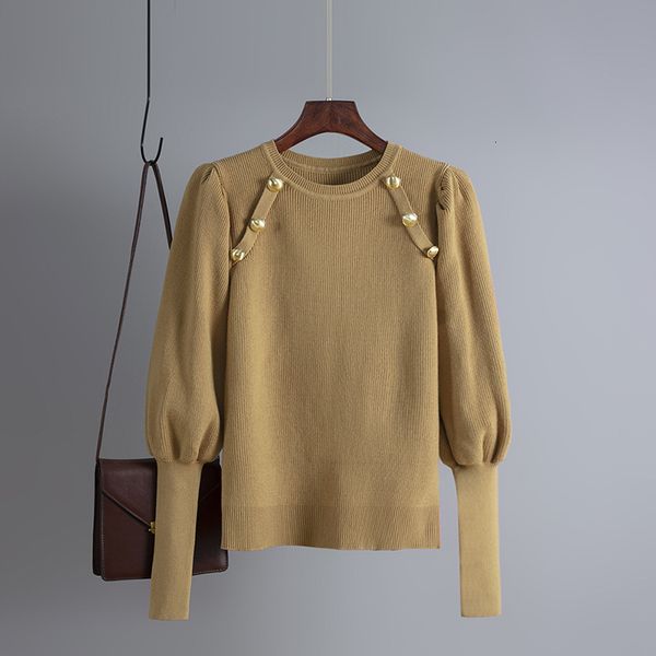 2021 new autumn winter four colors slim waist pullovers o-neck all-match knitted sweater puff sleeve soft warm womens at42, White;black
2021 new autumn winter four colors slim waist pullovers o-neck all-match knitted sweater puff sleeve soft warm womens at42, White;black