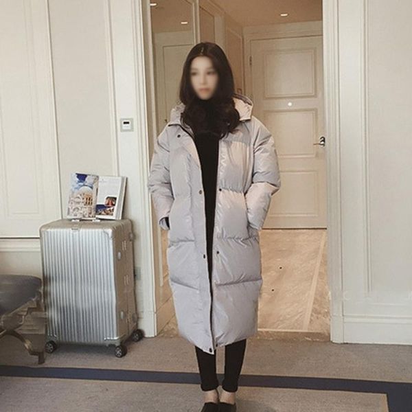 autumn and winter wear new korean version loose hooded long thick cotton coat women's temperament warm cotton clothing, Black
autumn and winter wear new korean version loose hooded long thick cotton coat women's temperament warm cotton clothing, Black