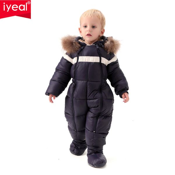iyeal kids baby boys outerwear coats winter warm overalls toddler rompers real fur collar children girls windproof snowsuit 201028, Blue
iyeal kids baby boys outerwear coats winter warm overalls toddler rompers real fur collar children girls windproof snowsuit 201028, Blue