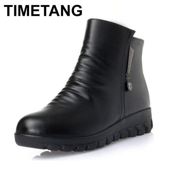 boots timetang 2021 fashion comfort warm plush & wool winter women snow flat non-slip plus size real leather, Black
boots timetang 2021 fashion comfort warm plush & wool winter women snow flat non-slip plus size real leather, Black