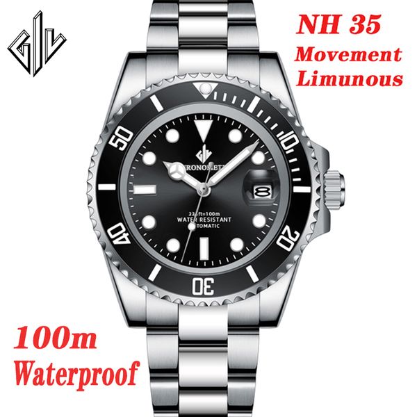 giv mens watches brand luxury sapphire 100m waterproof relogio automatic men watch mechanical nh35a movement 201113, Slivery;brown
giv mens watches brand luxury sapphire 100m waterproof relogio automatic men watch mechanical nh35a movement 201113, Slivery;brown