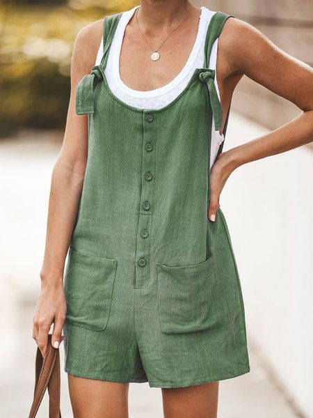 women button jumpsuit casual solid cotton linen jumpsuit with pockets lady summer regular fit sleeveless jumpsuit romper leotard, Black;white
women button jumpsuit casual solid cotton linen jumpsuit with pockets lady summer regular fit sleeveless jumpsuit romper leotard, Black;white