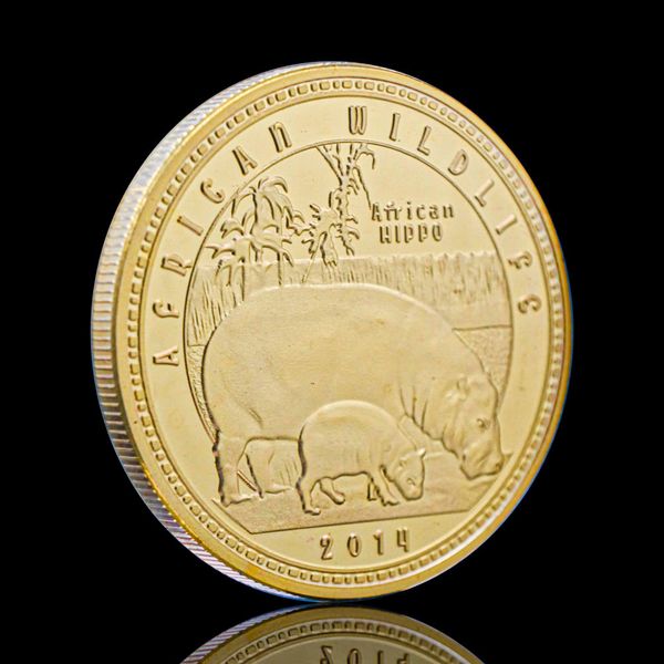 50pcs non magnetic craft gold plated african wildlife hippo zambia kwacha animal souvenirs medal collectible challenge coins gift
50pcs non magnetic craft gold plated african wildlife hippo zambia kwacha animal souvenirs medal collectible challenge coins gift
