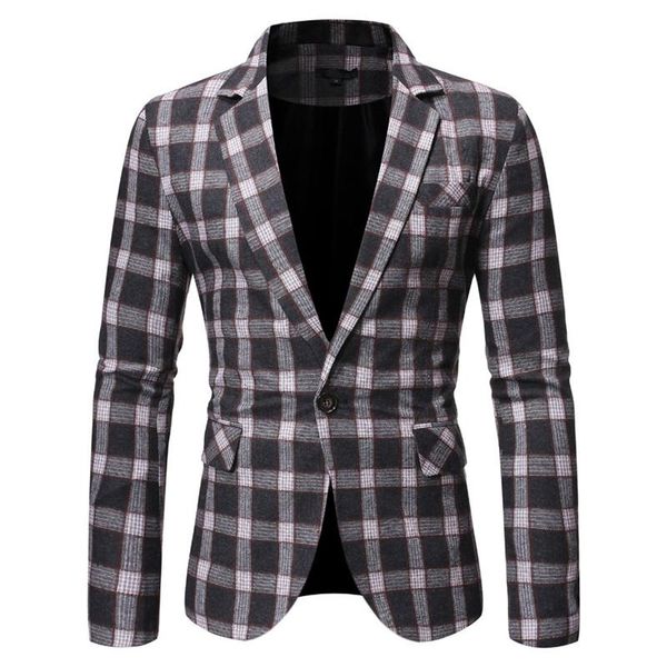 men's jackets fashion jacket stylish casual plaid business wedding party outwear coat suit breathable with full collar, Black;brown
men's jackets fashion jacket stylish casual plaid business wedding party outwear coat suit breathable with full collar, Black;brown