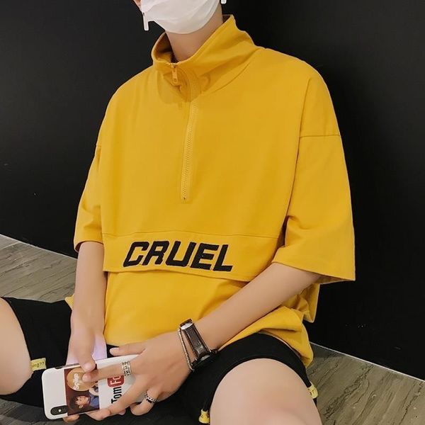 summer street fashion hip hop t shirts half sleeve letters print patchwork cotton tee tshirt streetwear men kg-145, White;black
summer street fashion hip hop t shirts half sleeve letters print patchwork cotton tee tshirt streetwear men kg-145, White;black