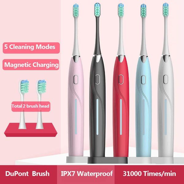 ultrasound sonic electric toothbrush tooth brush usb wireless rechargeable waterproof ultrasonic automatic with 2 brush head
ultrasound sonic electric toothbrush tooth brush usb wireless rechargeable waterproof ultrasonic automatic with 2 brush head