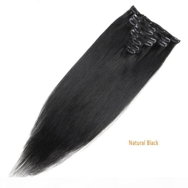 elibess hair-european hair clip in on human hair extension 100g 7pcs lot straight wave 14inch to 26inch full head human hair, Black
elibess hair-european hair clip in on human hair extension 100g 7pcs lot straight wave 14inch to 26inch full head human hair, Black