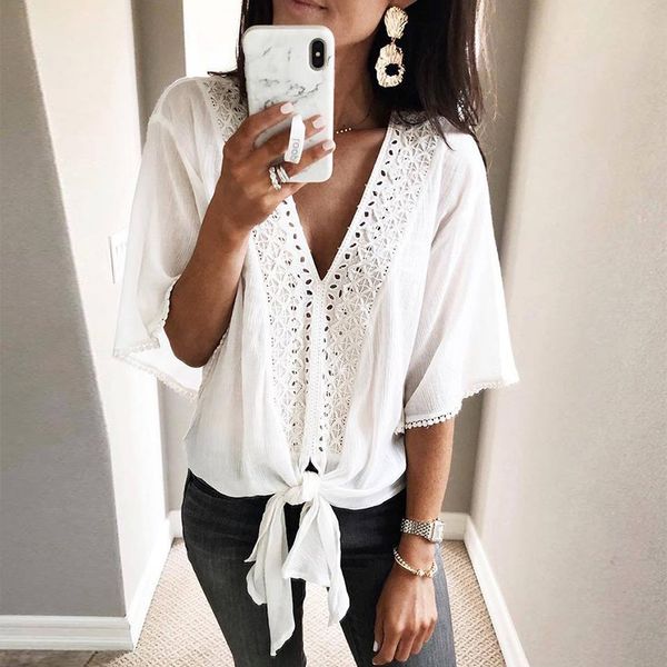 2020 summer new v-neck hollow-out bat coat sleeve 2020 summer new v-neck hollow-out t-shirt bat coat t-shirt sleeve hdbxx, White
2020 summer new v-neck hollow-out bat coat sleeve 2020 summer new v-neck hollow-out t-shirt bat coat t-shirt sleeve hdbxx, White