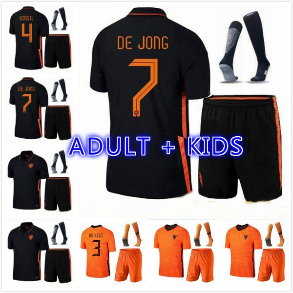 2020 2021 netherlands soccer jerseys boys kids kit sets suit wijnade jong wijnaldum kids holland football shirt, Black;yellow
2020 2021 netherlands soccer jerseys boys kids kit sets suit wijnade jong wijnaldum kids holland football shirt, Black;yellow