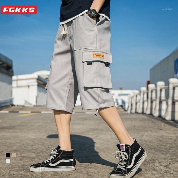 fgkks brand men pants summer new men's fashion leisure trousers mens casual solid color loose cropped pants1, Black
fgkks brand men pants summer new men's fashion leisure trousers mens casual solid color loose cropped pants1, Black