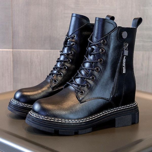 boots height increase shoes woman black genuine leather women ankle ladies booties short motorcycle botas mujer ls101
boots height increase shoes woman black genuine leather women ankle ladies booties short motorcycle botas mujer ls101