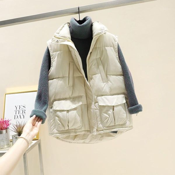 2019 winter vest women new fashion korean thick jacket stand collar sleeveless warm vest women cotton jacket1, Black
2019 winter vest women new fashion korean thick jacket stand collar sleeveless warm vest women cotton jacket1, Black