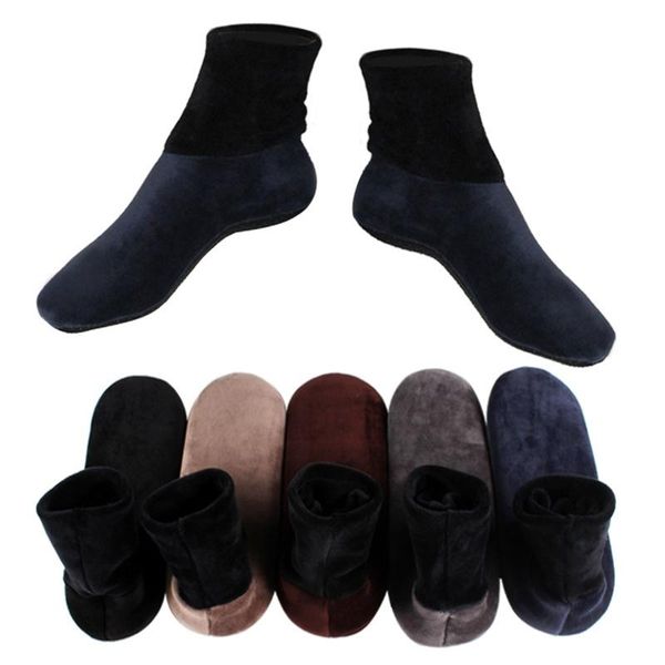 non-slip thick and fleece socks for men and women winter indoor home high-socks, Black
non-slip thick and fleece socks for men and women winter indoor home high-socks, Black