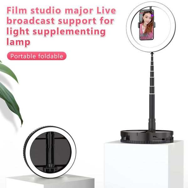 1.6 M Portable Led Selfie Ring Light Usb Lamp Pgraphy Light With Phone Holder Round Circle Lighting