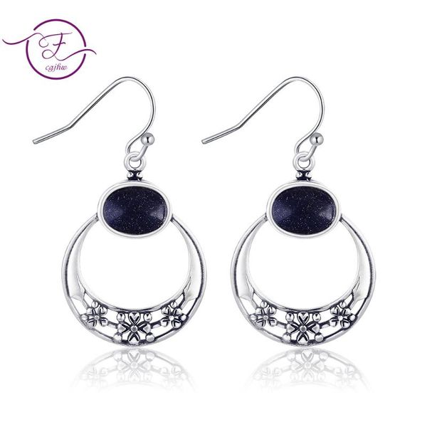 s925 sterling silver drop earring 6x8mm oval blue sandstone chrysanthemum pendant earrings engagement wedding women earrings
s925 sterling silver drop earring 6x8mm oval blue sandstone chrysanthemum pendant earrings engagement wedding women earrings