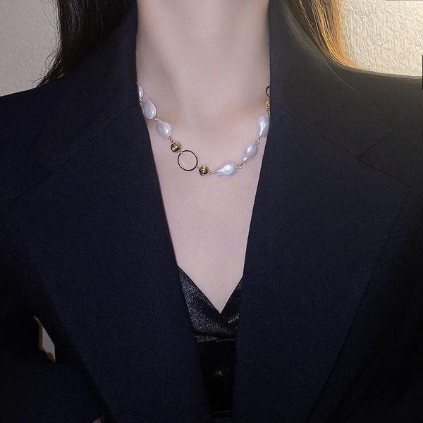 chokers minar fashion irregular pearl chain necklaces for women gold color hollow linked balls circle necklace statement jewelry, Golden;silver
chokers minar fashion irregular pearl chain necklaces for women gold color hollow linked balls circle necklace statement jewelry, Golden;silver