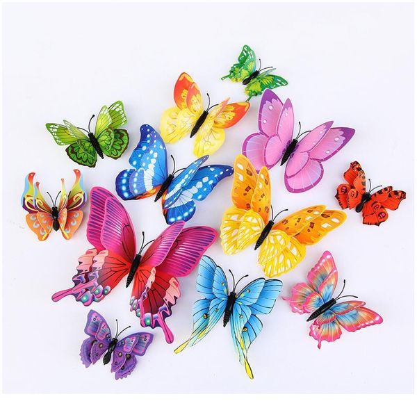 12pcs/lot butterflies wall stickers home decor multicolor double layer 3d butterfly sticker for decoration on the liv jllhsi
12pcs/lot butterflies wall stickers home decor multicolor double layer 3d butterfly sticker for decoration on the liv jllhsi
