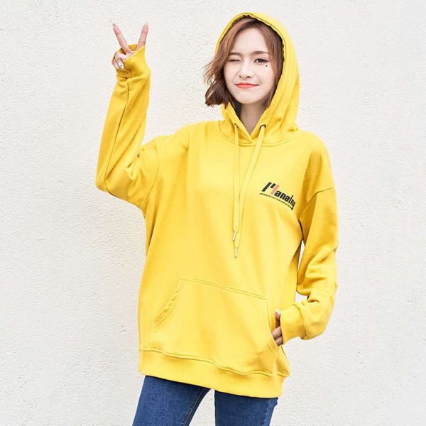 2019 sweater sleeve hooded new long women's bf slouchy loose coat fashion inscec medium length, Black
2019 sweater sleeve hooded new long women's bf slouchy loose coat fashion inscec medium length, Black