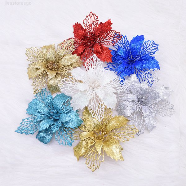 5pcs large glitter poinsettia artificial flower heads for wedding party home decor xmas merry christmas tree ornaments
5pcs large glitter poinsettia artificial flower heads for wedding party home decor xmas merry christmas tree ornaments