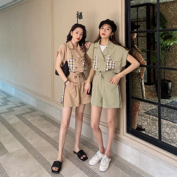 slt0y korean style small tall shorts suit suitwide leg pants suit new women's hjtpb pants two-piece suit2020 fashionable chic wide-leg, Gray
slt0y korean style small tall shorts suit suitwide leg pants suit new women's hjtpb pants two-piece suit2020 fashionable chic wide-leg, Gray