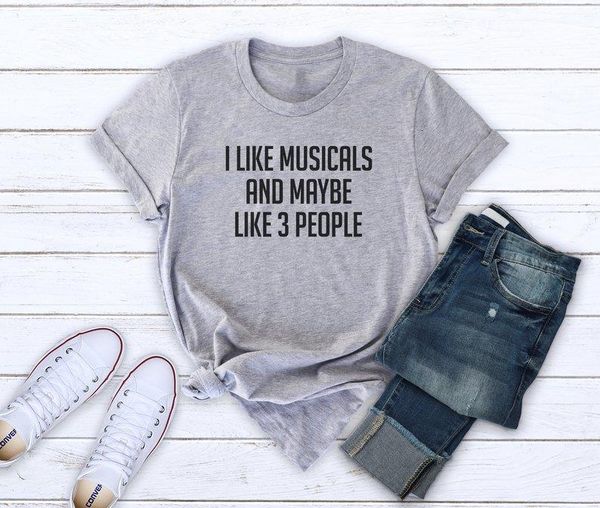 i like musicals letters women tshirt cotton casual funny t shirt for lady yong girl tee drop ship s-211, White
i like musicals letters women tshirt cotton casual funny t shirt for lady yong girl tee drop ship s-211, White