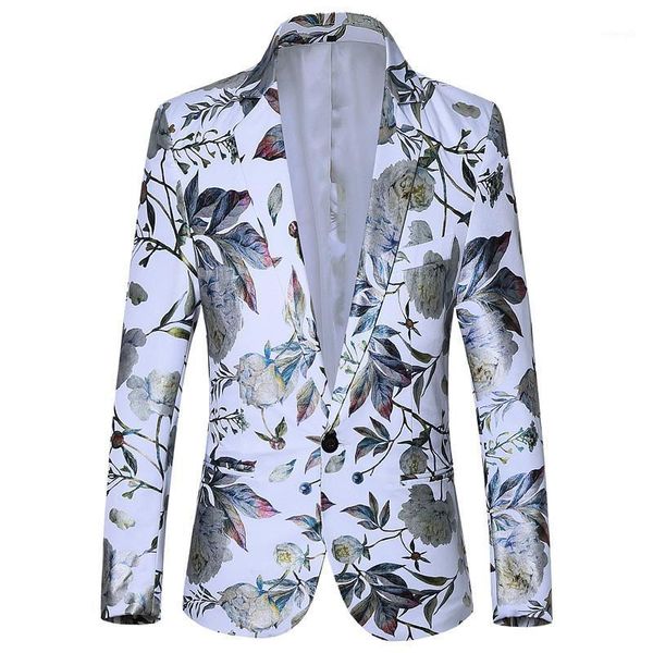 men's casual business wedding long sleeve print floral suit coat jacket blazers single button for men stylish suit jacket1, White;black
men's casual business wedding long sleeve print floral suit coat jacket blazers single button for men stylish suit jacket1, White;black