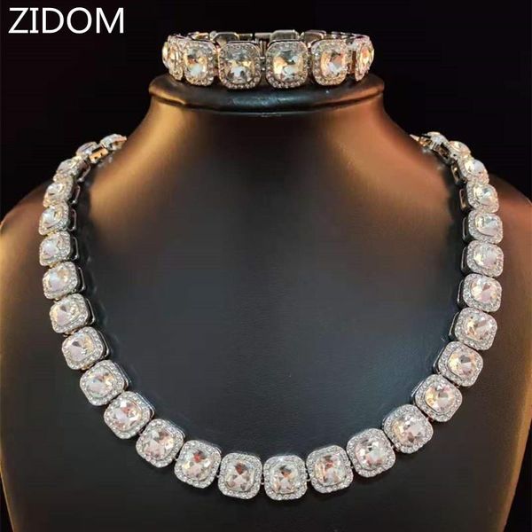 men hip hop chain necklace 12.5mm width square chain iced out bling hiphop necklaces fashion jewelry for birthday gifts, Silver
men hip hop chain necklace 12.5mm width square chain iced out bling hiphop necklaces fashion jewelry for birthday gifts, Silver