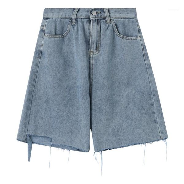 denim knee-length women shorts jeans summer new high waist wide leg solid casual all match female shorts, Blue
denim knee-length women shorts jeans summer new high waist wide leg solid casual all match female shorts, Blue