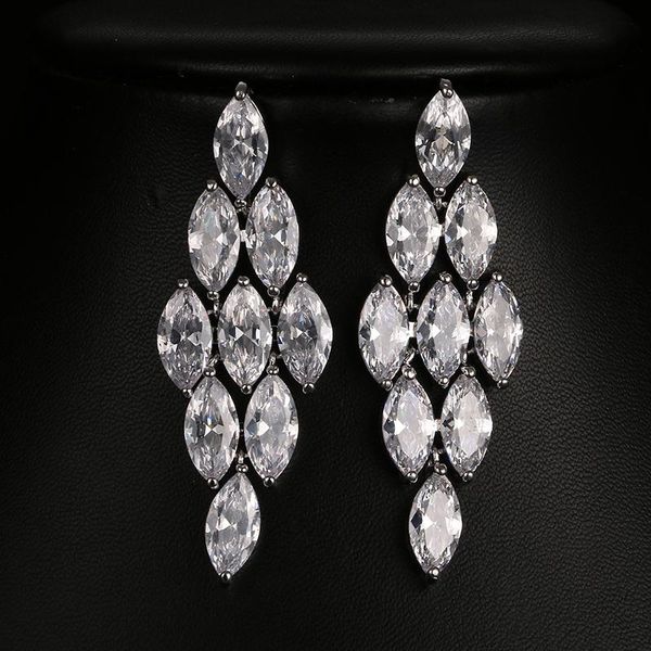 bettyue brand fashion charm luxury cubic zircon two colors geometric jewelry earrings for woman gothic style wedding gift, Silver
bettyue brand fashion charm luxury cubic zircon two colors geometric jewelry earrings for woman gothic style wedding gift, Silver