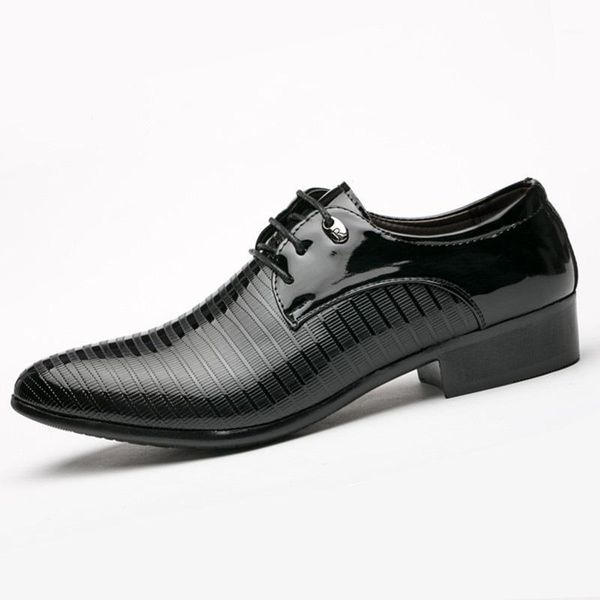 dress shoes fashion men lace-up oxfords mens pu leather business office wedding flats man casual party driving 38-481, Black
dress shoes fashion men lace-up oxfords mens pu leather business office wedding flats man casual party driving 38-481, Black